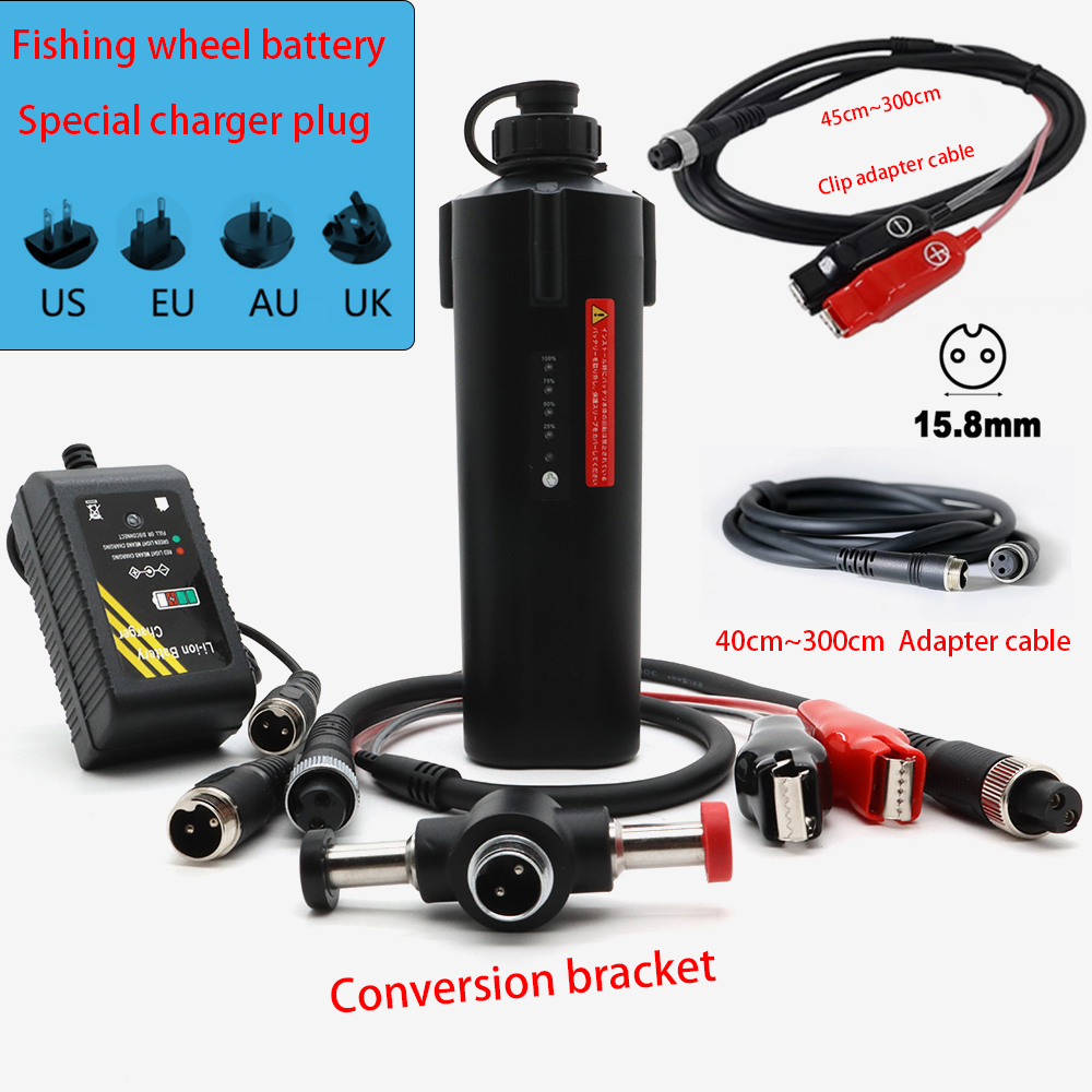 Fishing Equipment Uk - Sea Fishing Electric Reel Battery 40cm~300cm