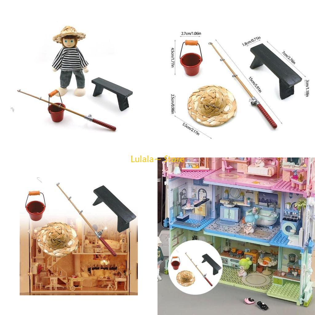 Fishing Equipment Europe - Y4QA 1/12 Model Fishing Equipment Set