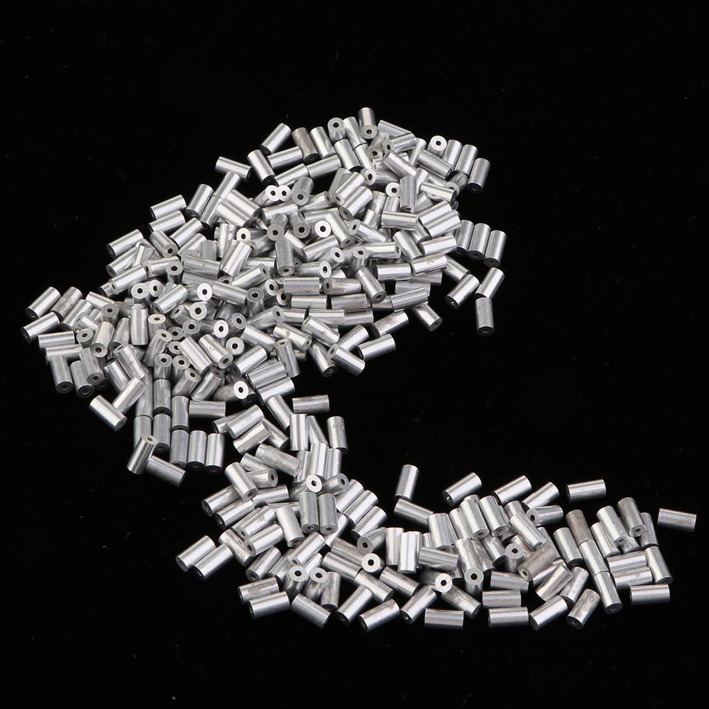Fishing Line - Fishing Wire Leader Crimps Aluminum Connector