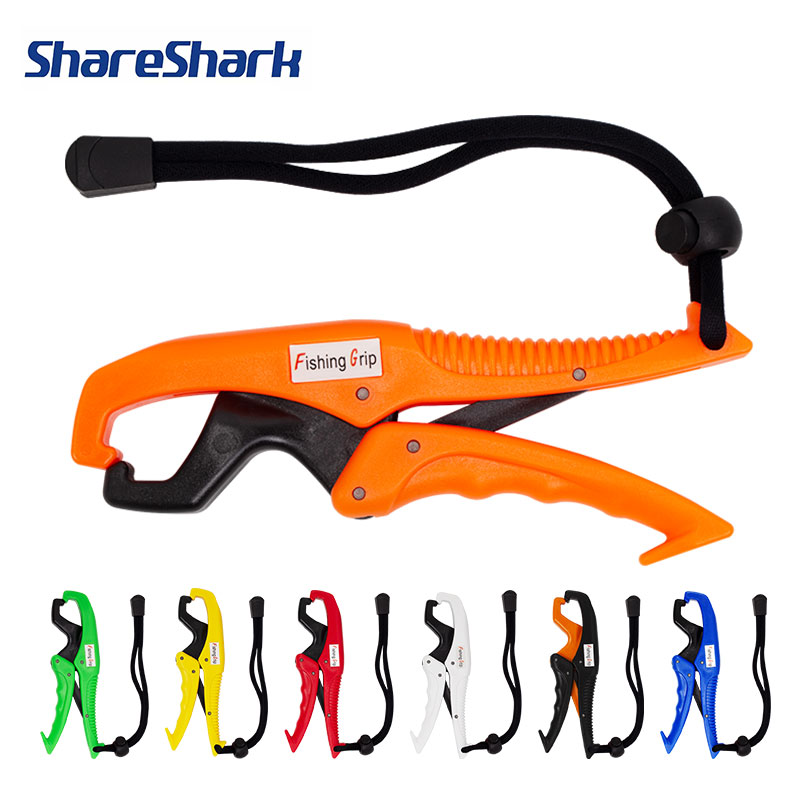 Fishing Pliers - ShareShark Fish Lip Gripper ABS White