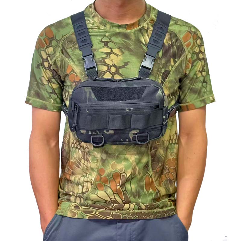 Fishing Equipment Essentials - Men's Tactical Chest Bag, Multi-Functional Fishing