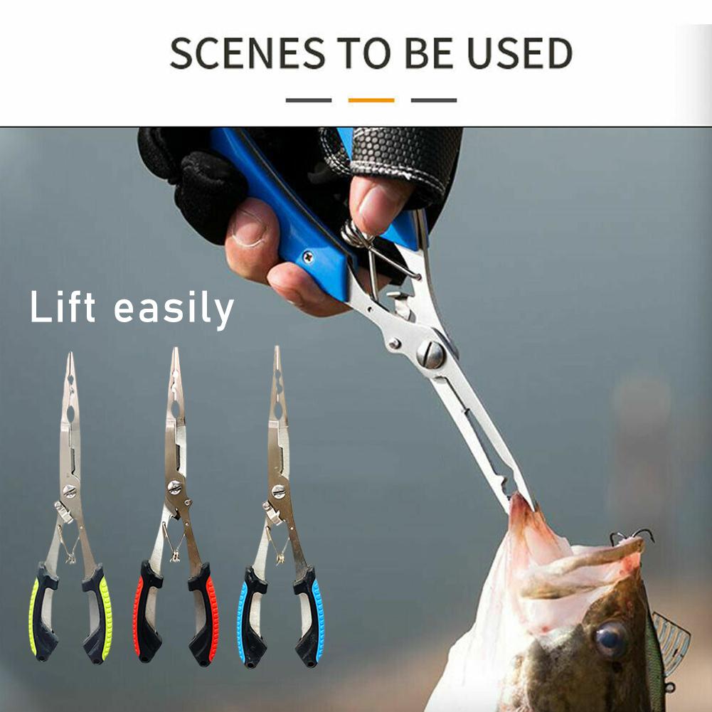 Fishing Equipment Bundle - Stainless Steel Fishing Pliers Multi Functional