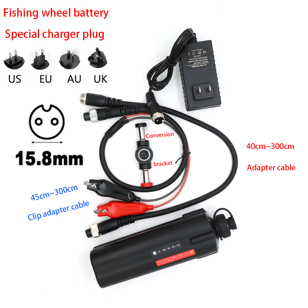 Fishing Equipment Uk - Fishing Electric Reel Battery Accessory Clip