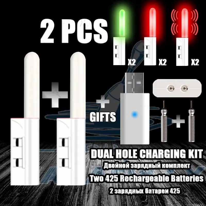 Bite Alarm Fishing - 2pcs LED Night Light Electronic Fishing