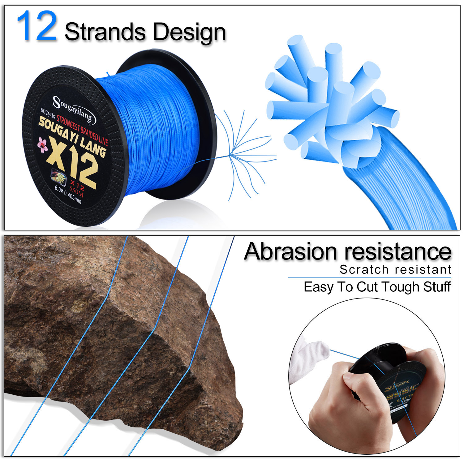 Sougayilang X12 150M 350M 550M - Fishing Equipment Bundle review and price