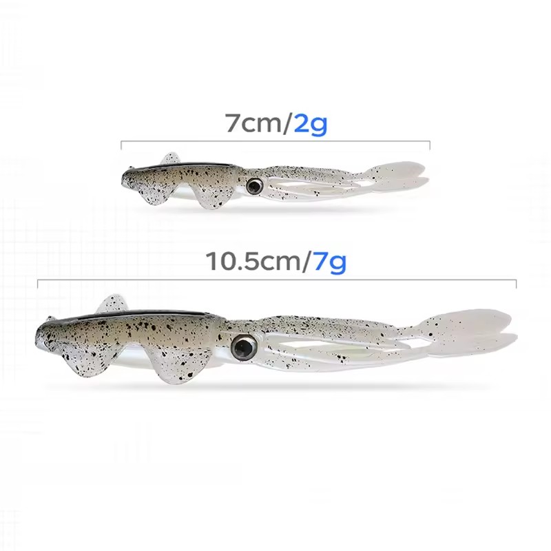 WEIHE （5pcs） 7cm/2g 10.5cm/7g  - Fishing Equipment Deals review and price