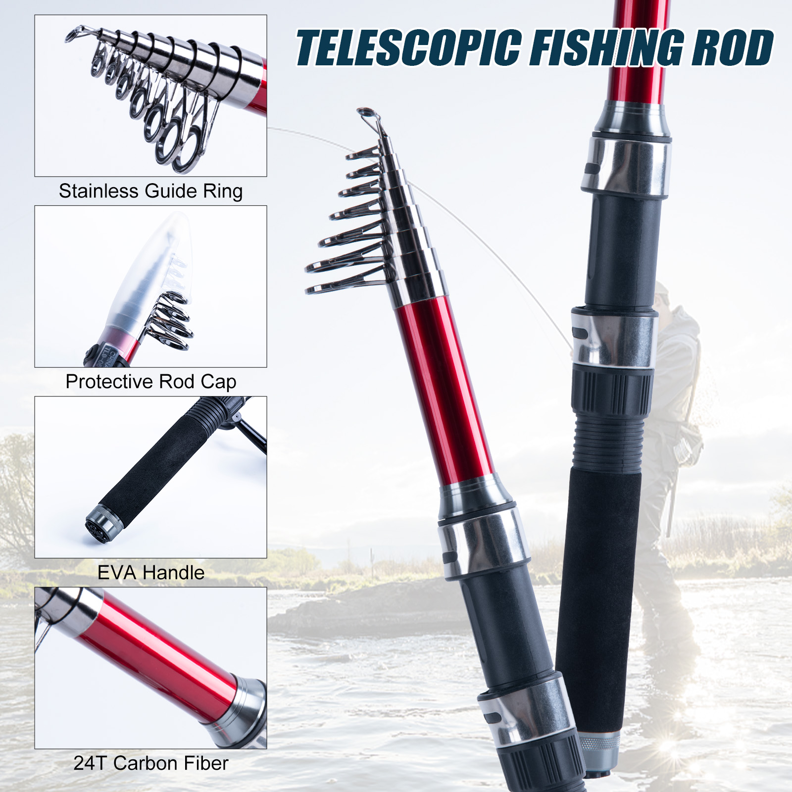 Goture Telescopic Fishing Rod  - Fishing Equipment Europe review and price