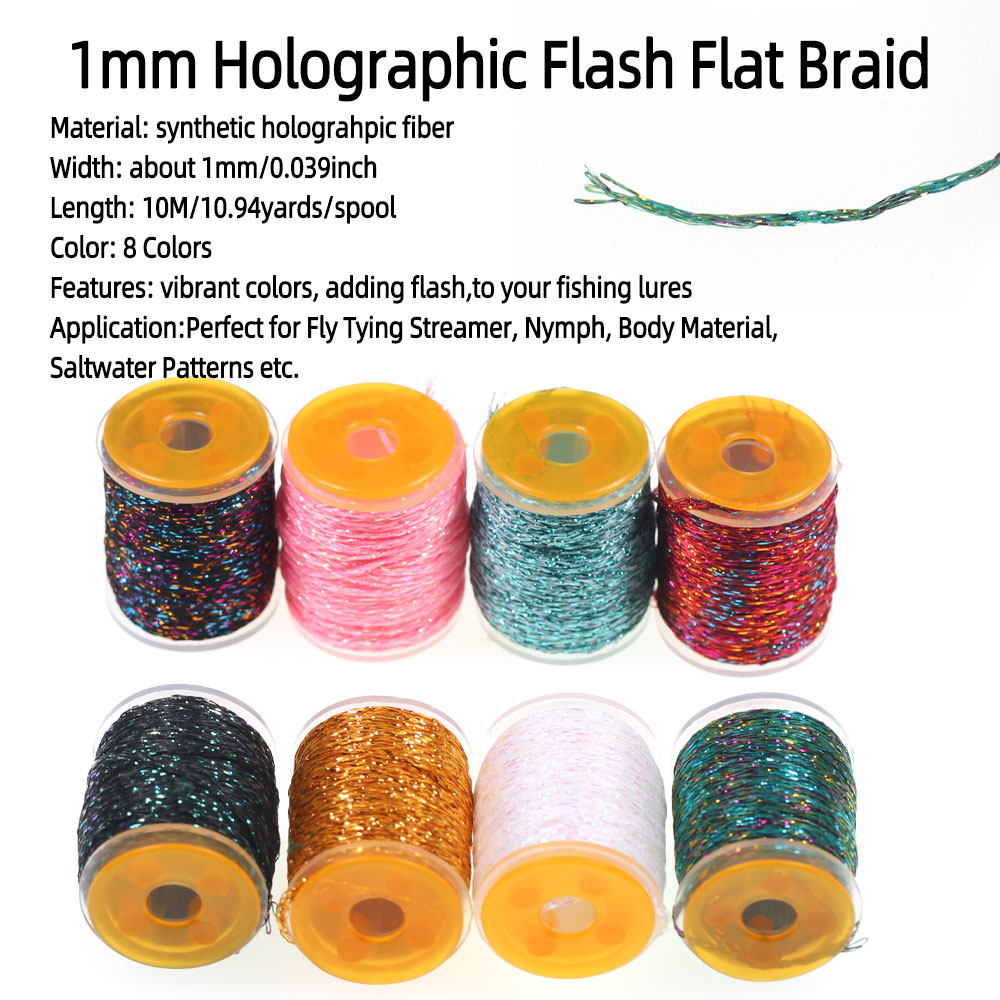 10m/Spool 1mm Holographic Flas - Fishing Equipment Bundle review and price