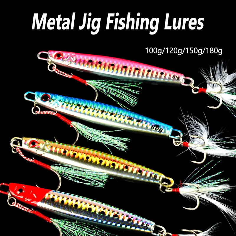 Metal Jig 100g 120g 150g 180g  - Fishing Equipment Deals review and price