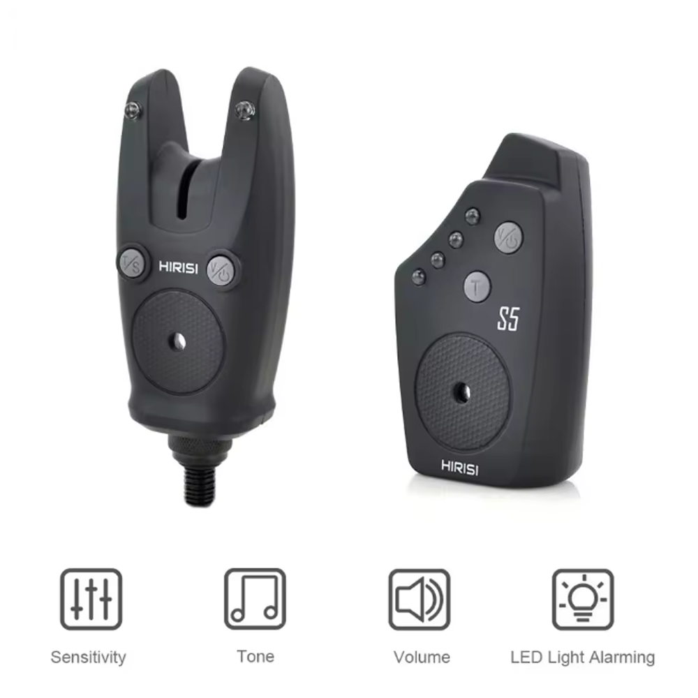 Hirisi S5 Carp Fishing Bite Al - Bite Alarm Fishing review and price