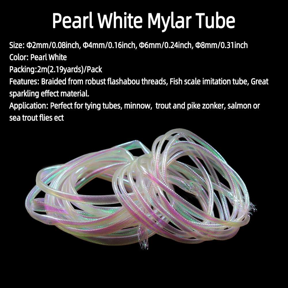 4/8m Braided Pearl White Mylar - Fishing Equipment Bundle review and price