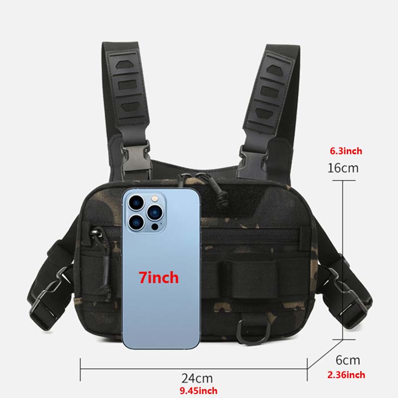 Men's Tactical Chest Bag, Mult - Fishing Equipment Essentials review and price