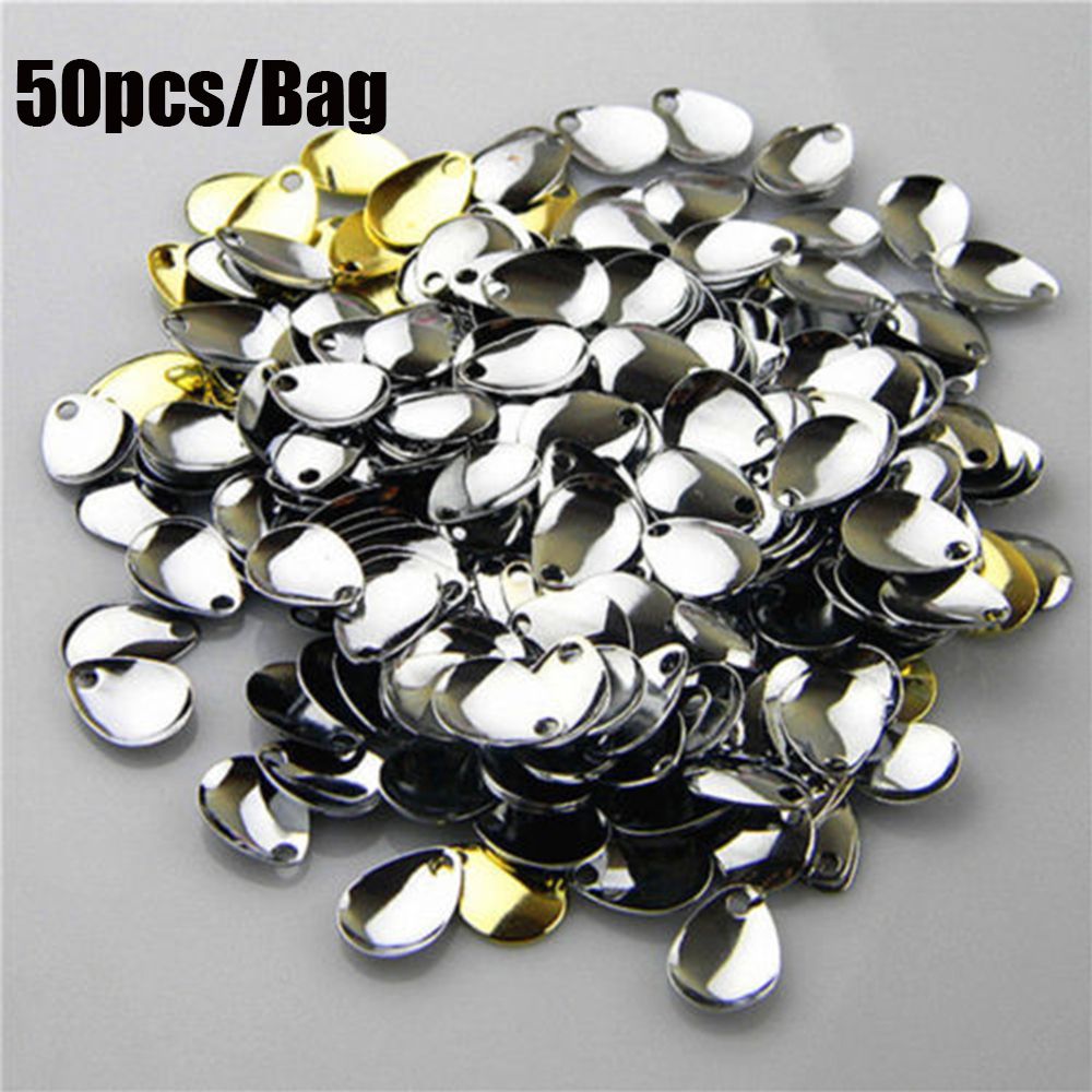 50PCS Silver Smooth Nickel Seq - Bite Alarm Fishing review and price