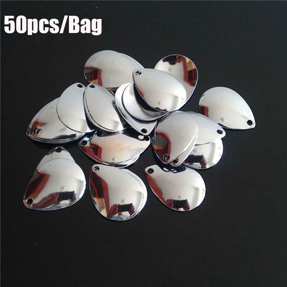 50PCS Silver Smooth Nickel Seq - Bite Alarm Fishing review and price