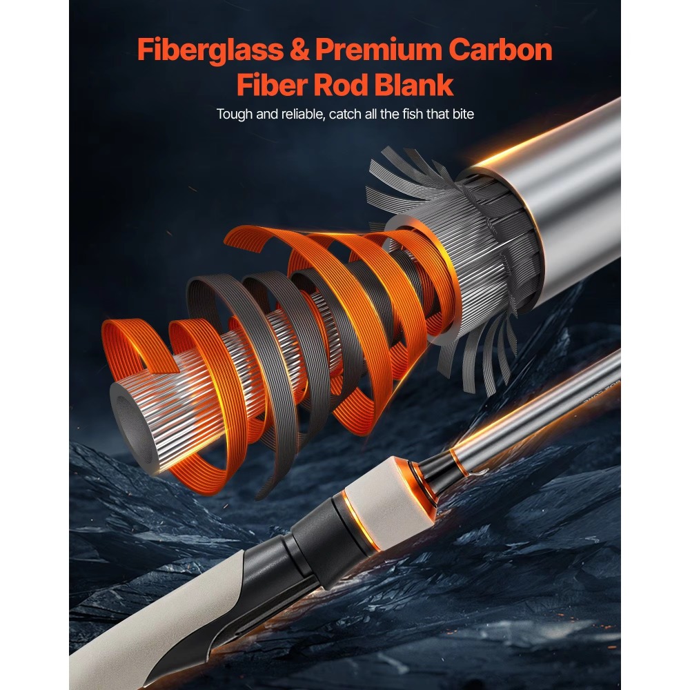 Carbon Fiber Bass Fishing Pole - Carbon Fishing Rod review and price