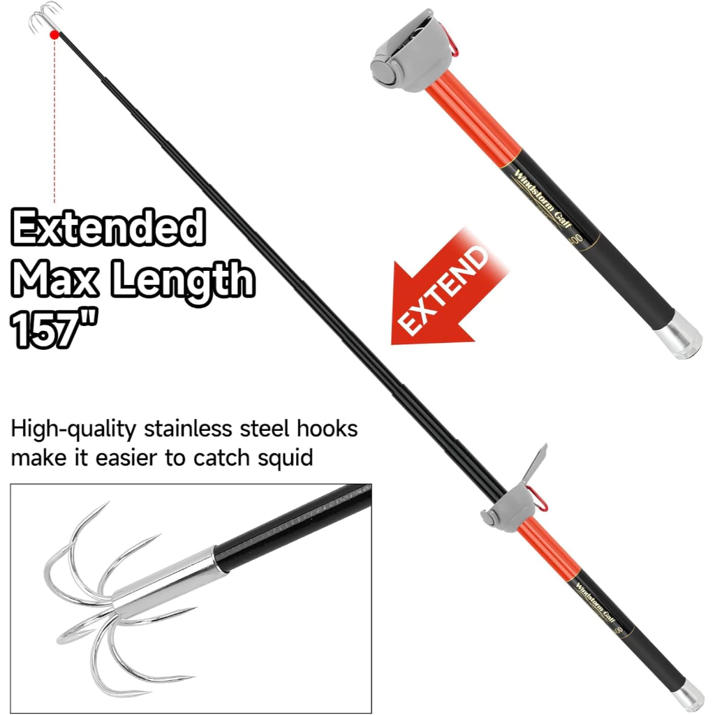 SANLIKE Fishing-Squid Gaff 3M/ - Carbon Fishing Rod review and price
