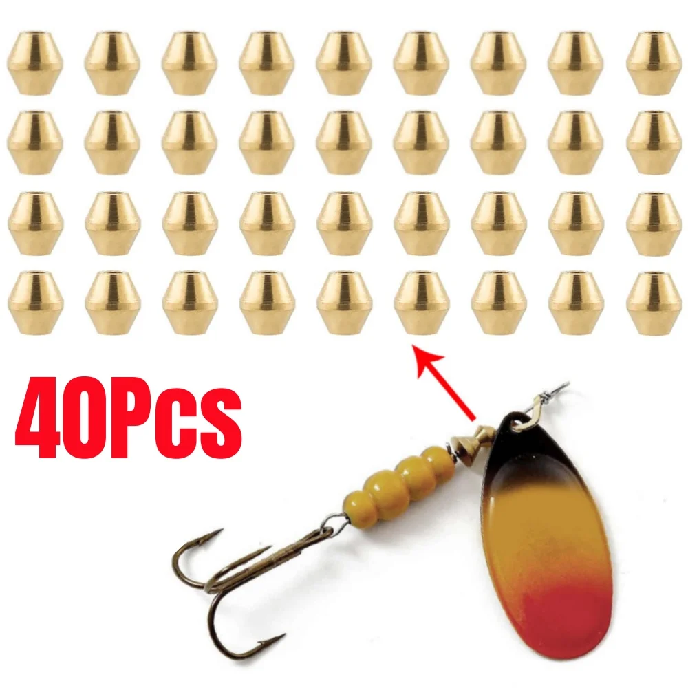 40pcs DIY Lure Brass Fishing B - Bass Fishing Lure review and price