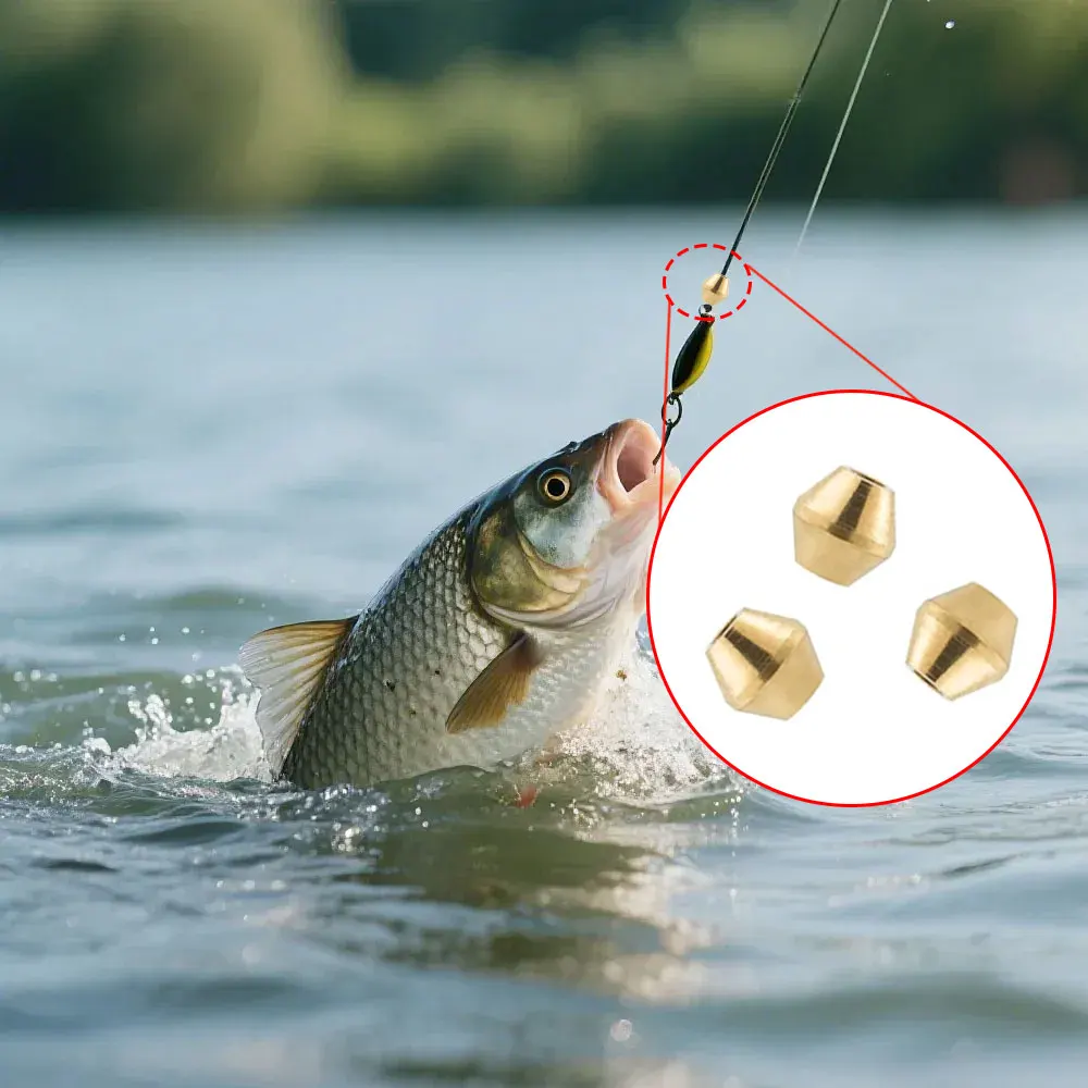 40pcs DIY Lure Brass Fishing B - Bass Fishing Lure review and price