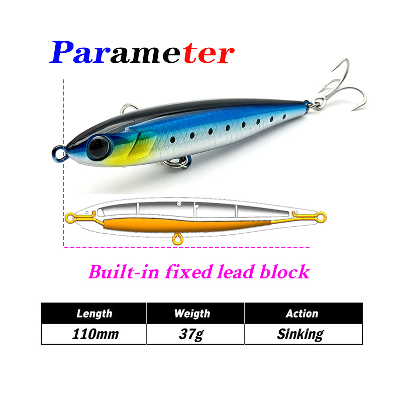 Testar 110mm 37g Heavy Sinking - Fishing Equipment Japan review and price