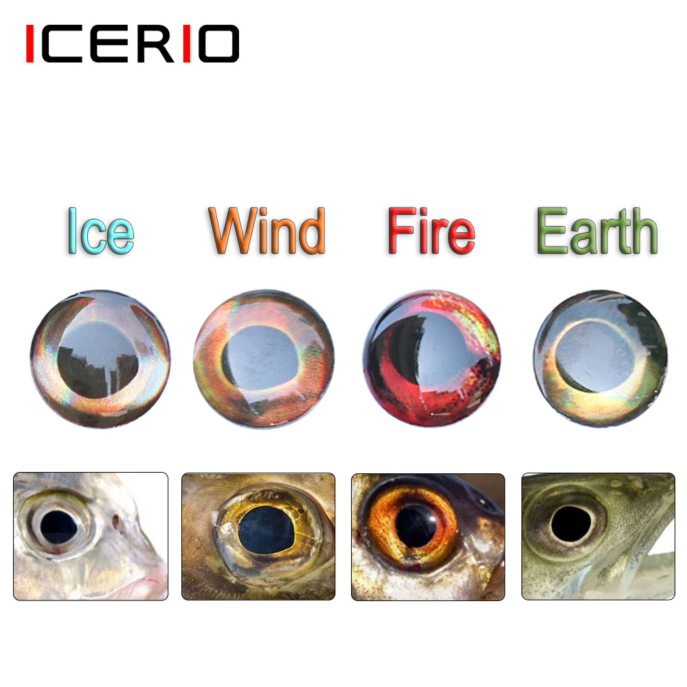 ICERIO 100PCS  Holographic 3D  - Fishing Equipment Deals review and price