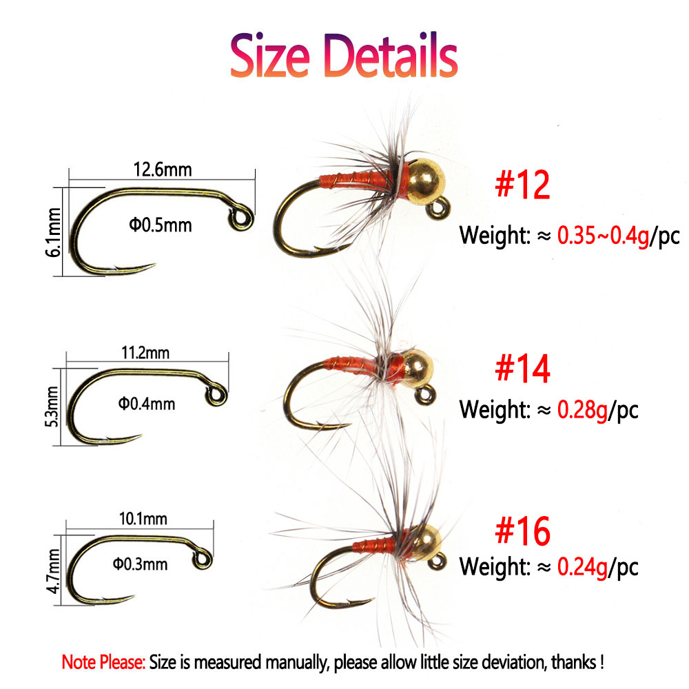 Bimoo 6pcs #12# 14 #16 Tungste - Fishing Equipment Europe review and price