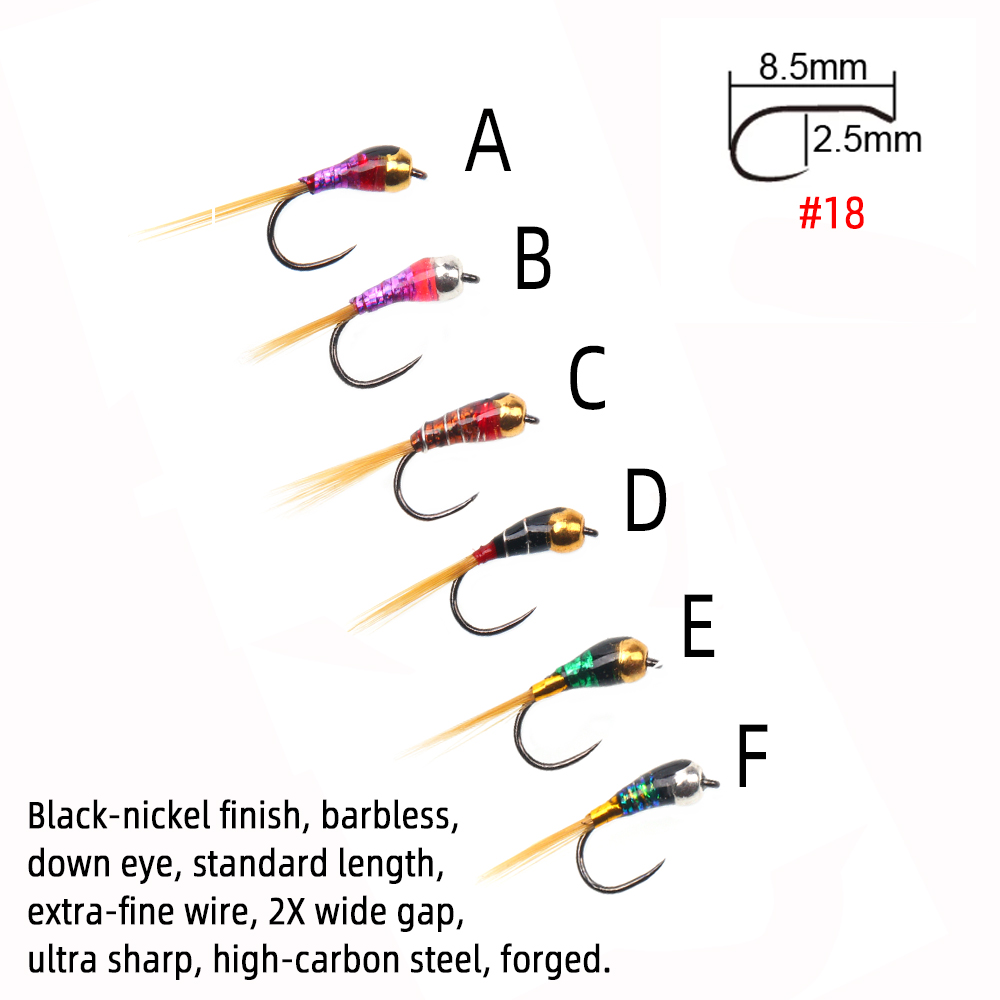 6PCS Perdigon Nymph or Euro Ny - Fishing Equipment Europe review and price