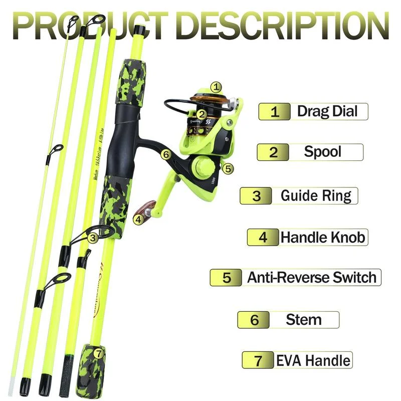 Sougayilang Portable 5 Section - Fishing Equipment Europe review and price
