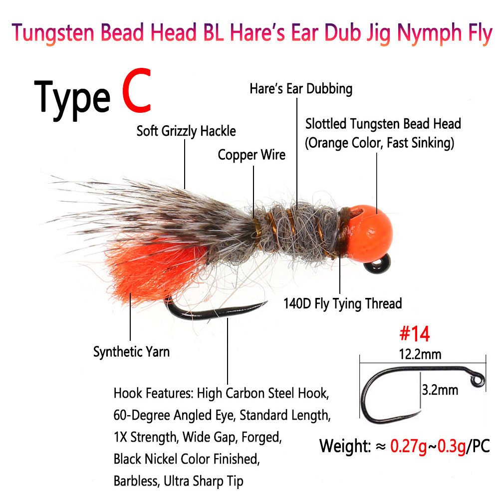 Bimoo 4PCS Tungsten Bead Head  - Fishing Equipment Europe review and price